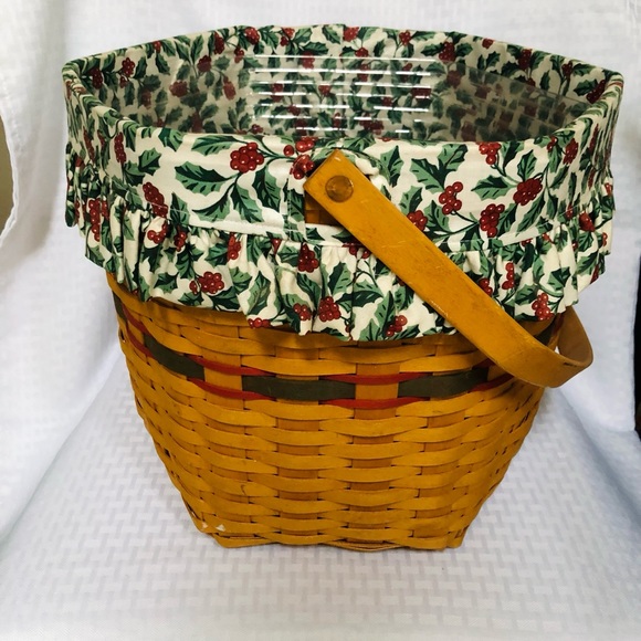 Longaberger Accents 997 Signed Longaberger Lined 12 Basket